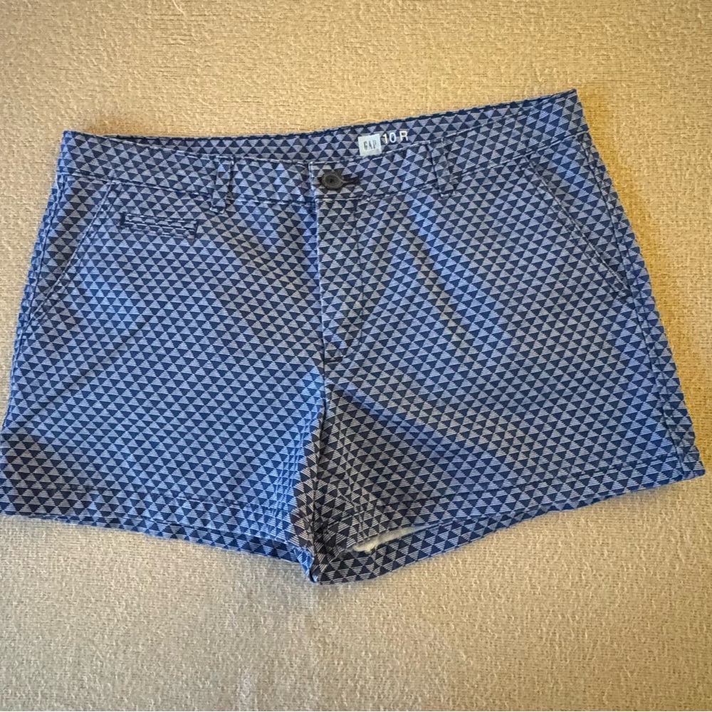 GAP Blue Geometric Print Women’s Shorts